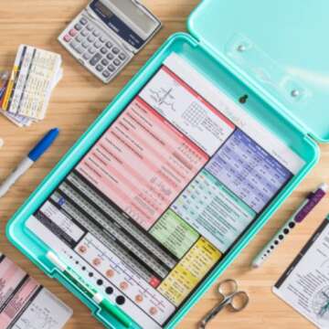 Tribe RN Nursing Clipboard with Storage for Nurses and Students