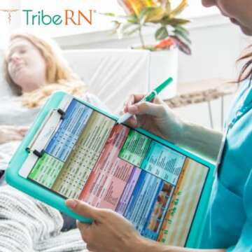 Tribe RN Nursing Clipboard with Storage for Nurses and Students