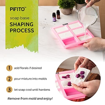 Pifito Soap Base Sampler for Creative Soap Making