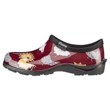 Sloggers Waterproof Garden Shoe for Women – Outdoor Slip-On Rain and Garden Clogs with Premium Com...