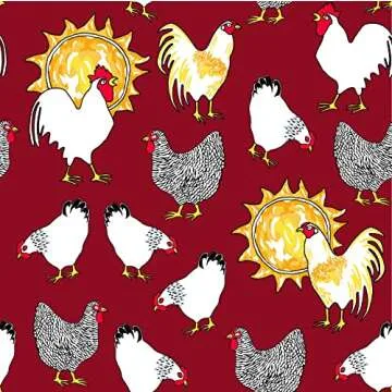 Sloggers Waterproof Garden Shoe for Women – Outdoor Slip-On Rain and Garden Clogs with Premium Comfort Support Insole, (Original Chicken Red), (Size 9)