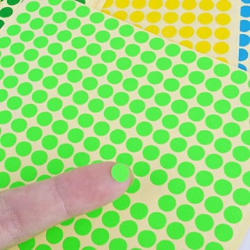 BronaGrand 16 Color Dot Stickers for Organizing & Crafts