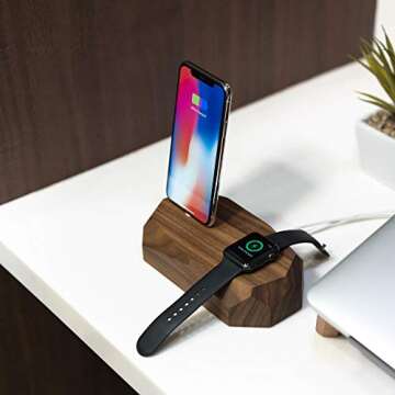 Oakywood Combo Dock for iPhone & Apple Watch - Dual Charging