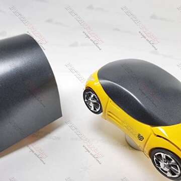 Averry SW900 Satin Black Rock Gray Metallic | 823-M | Vinyl CAR WRAP Film (5ft x 30ft (150 Sq/ft)) w...