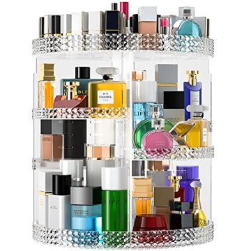Stylish 360 Rotating Acrylic Perfume Organizer for Sale