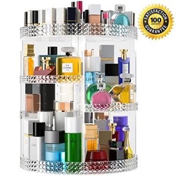 Stylish 360 Rotating Acrylic Perfume Organizer for Sale