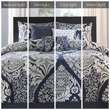 Madison Park Vienna Reversible Cotton Quilt Set with Decorative Pillows
