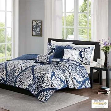 Madison Park Vienna Luxury Cotton Reversible Quilt Set