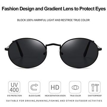 Dollger Oval Vintage Sunglasses for Trendy Style Lovers