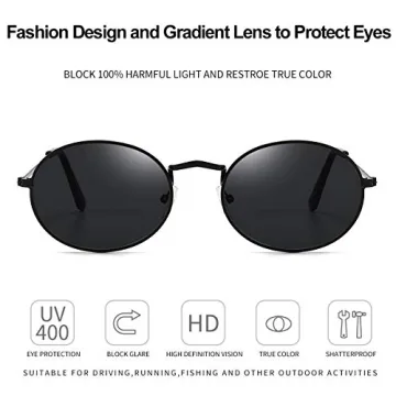 Dollger Oval Vintage Sunglasses for Trendy Style Lovers