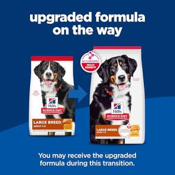 Hill's Science Diet Large Breed, Adult 1-5, Large Breed Premium Nutrition, Dry Dog Food, Chicken & Barley, 35 lb Bag