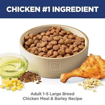 Hill's Science Diet Large Breed, Adult 1-5, Large Breed Premium Nutrition, Dry Dog Food, Chicken & Barley, 35 lb Bag