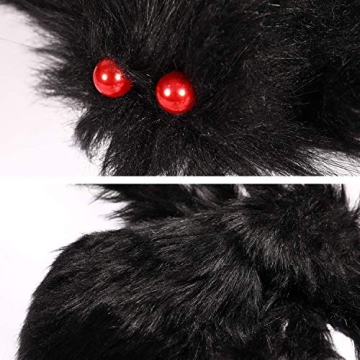 Sizonjoy 6.6 Ft Halloween Giant Spider for Outdoor Fun