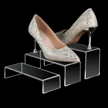 ANDGOO Display Risers for Collectibles Jewelry Showcase