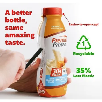 Premier Protein Caramel Shake, 30g Protein, Low Sugar