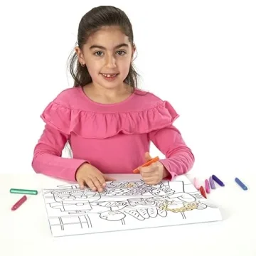 Melissa & Doug Jumbo Coloring Pad - 50 Community Scenes - 11x14