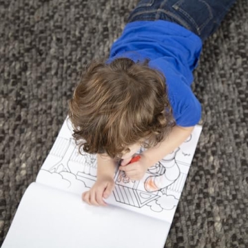 Melissa & Doug Jumbo Coloring Pad - 50 Community Scenes - 11x14