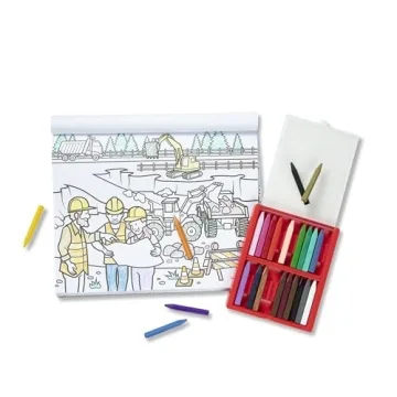 Melissa & Doug Jumbo Coloring Pad - 50 Community Scenes - 11x14
