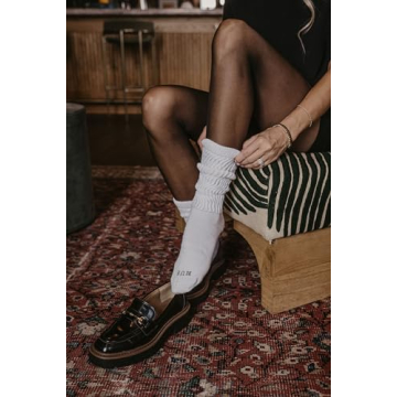 HUE Women's Slouch Socks Comfortable Stylish 3 Pair Pack