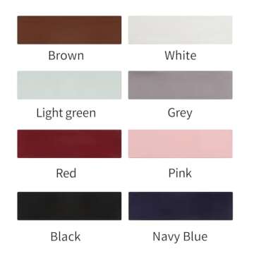 Fishinsea 8 Pack Sport Headbands for Women, Elastic Soft Fabric Non-Slip Hair Bands Hair Warp for Daily Workout Yoga Running Sports