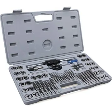60-Pc Master Tap and Die Set - Include SAE Inch Size #4 to 1/2” and Metric Size M3 to M12, Coarse ...