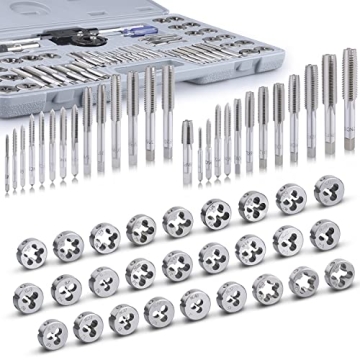 60-Pc Master Tap and Die Set for DIYers and Hobbyists