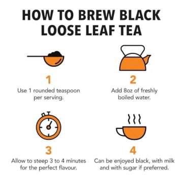 Twinings English Breakfast Loose Tea Tin, 3.53 Ounce Tin (Pack of 1), Smooth, Flavourful, Robust Black Tea Leaves, Caffeinated, Enjoy Hot or Iced