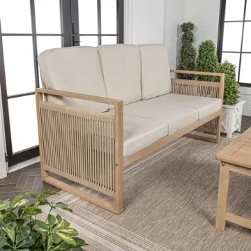 Stunning Gable 3-Seat Outdoor Sofa - Durable Acacia Design