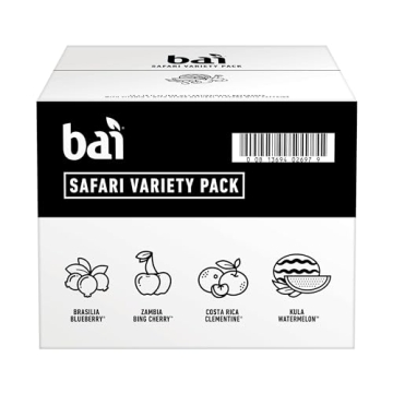 Bai Flavors Variety Pack Antioxidant Infused Hydrating Beverage