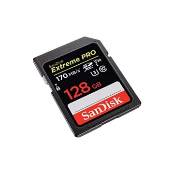 SanDisk 128GB Extreme PRO SD Card for Video Capture