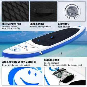 FunWater Ultra-Light Inflatable Paddle Board for Everyone