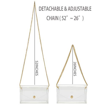 Vorspack Clear Purse Women Stadium Approved Crossbody Bag