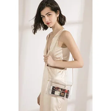 Vorspack Clear Purse Women Stadium Approved Crossbody Bag