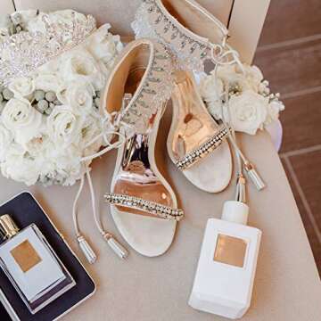 1 Yard AB Rhinestone Trim for Weddings and Crafts