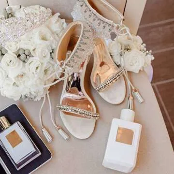 1 Yard AB Rhinestone Trim for Weddings and Crafts