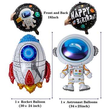 Outer Space Party Supplies - Balloons for Fun Celebrations