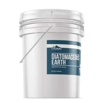 Earthborn Elements Diatomaceous Earth (5 Gallon) - Pure Freshwater Amorphous Silica in Resealable Bu...