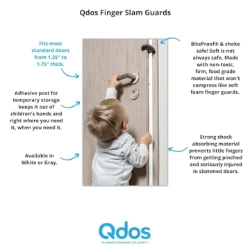 Qdos Safety Finger Slam Guard for Toddler Finger Protection