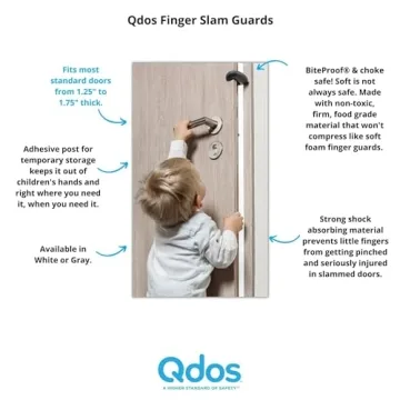 Qdos Safety Finger Slam Guard for Toddler Finger Protection