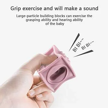 MIXI Baby Blocks - Infant Teething & Learning Toys 12PCS