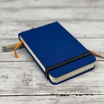 Speedball Art Products Travelogue Drawing Book, Square 5-1/2 x 5-1/2, Ultramarine Blue Artist Journal