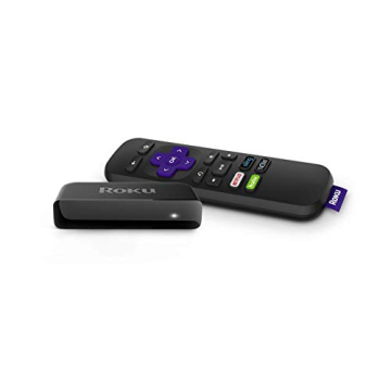 Roku Premiere | HD/4K/HDR Streaming Media Player with Simple Remote and Premium HDMI Cable, Black (R...