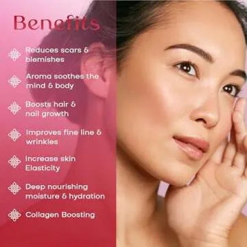 SAFA Rosé Oil - Organic Oil for Face, Body, Hair, Nails & Aromatherapy | Bulgarian Rose Essential Oil for Diffuser | After Shower Body Oil | Skin Moisturizer - 4 Fl Oz (1)