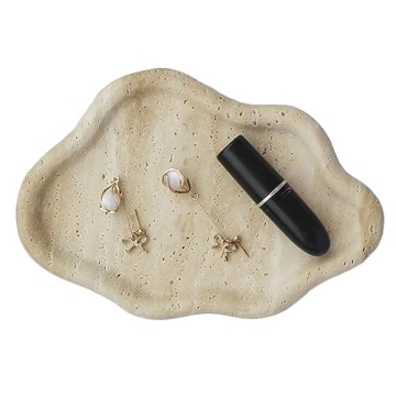 Stylish Real Travertine Cloud Tray for Elegant Home Décor