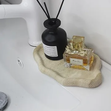 Stylish Real Travertine Cloud Tray for Elegant Home Décor