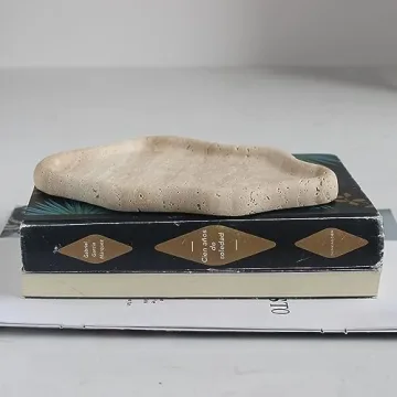 Stylish Real Travertine Cloud Tray for Elegant Home Décor