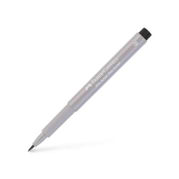 Faber-Castell Art & Graphic Pitt Artist Pen Brush India Ink Pen, Warm Grey Iii, Single Pitt Pen, For...