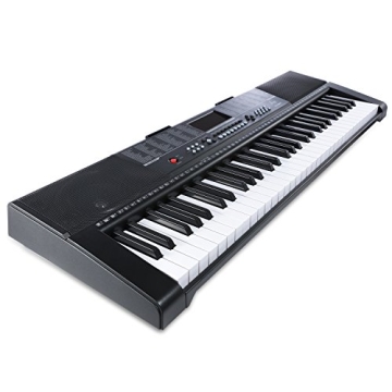 61-Key USB Music Keyboard Bundle with Stand & Stool for Beginners