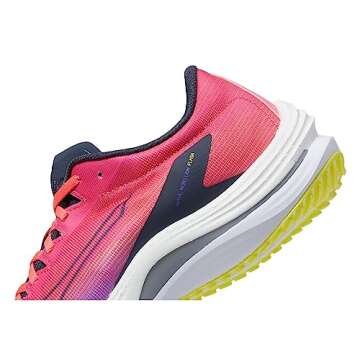 Mizuno Women's Wave Rebellion Flash Running Shoe, High/Vis Pink/Ombre Blue, 8