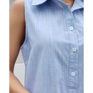 Kedera Women's Tunic Shirt Mini Dress for Summer Style